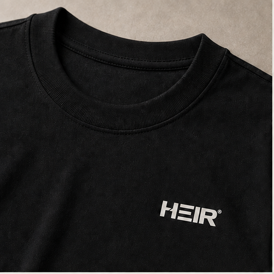 Core Tee — Crew neck and chest wordmark