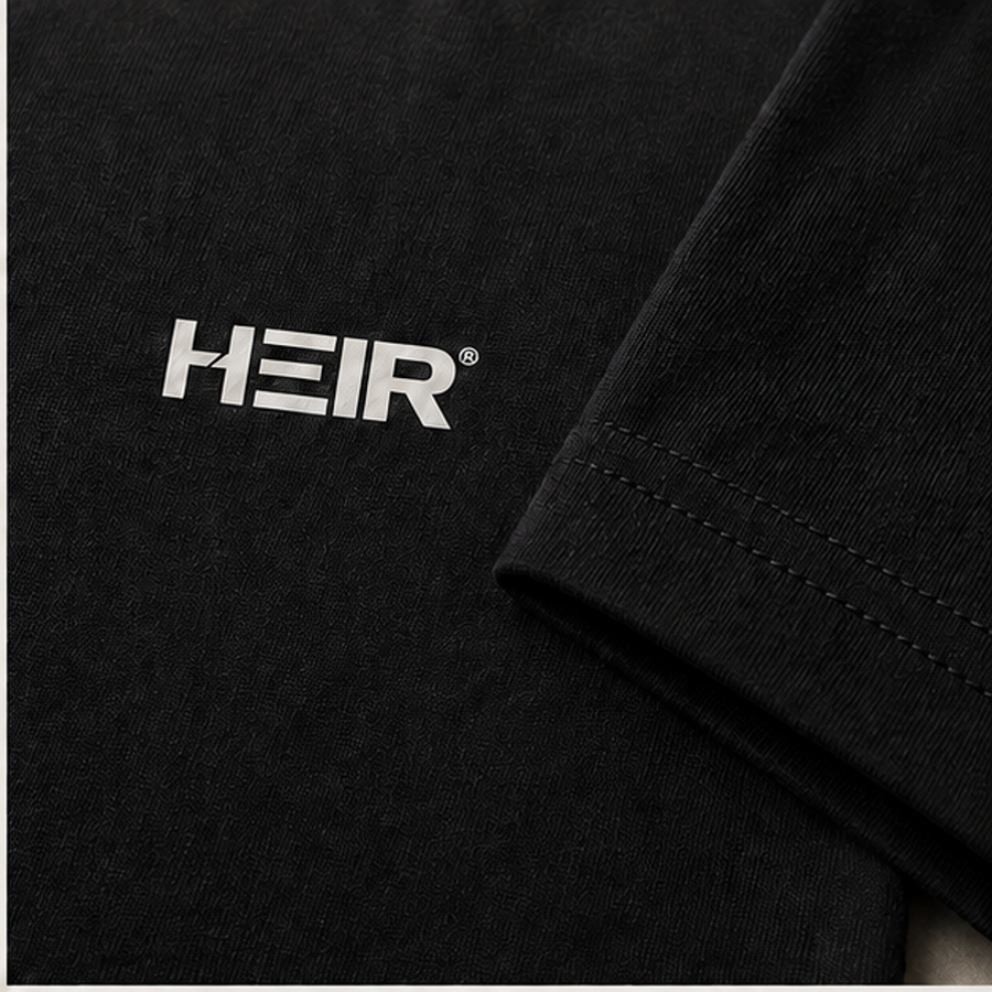 Core Tee — Wordmark and sleeve finish