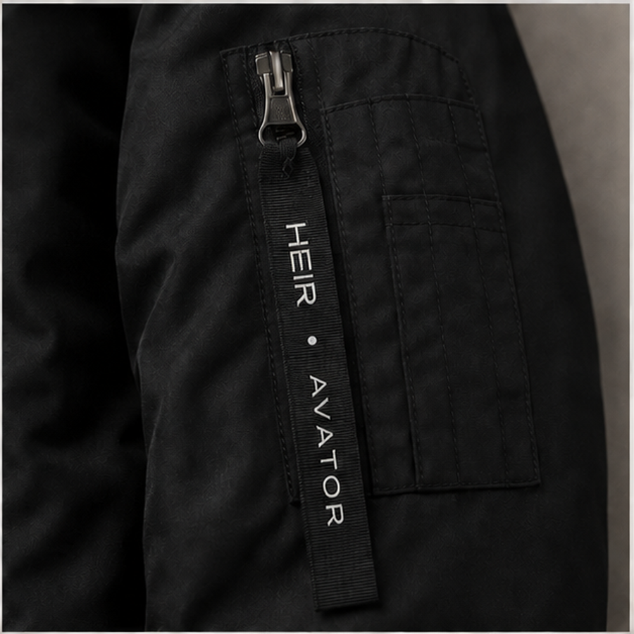 Flight Bomber — Sleeve utility pocket