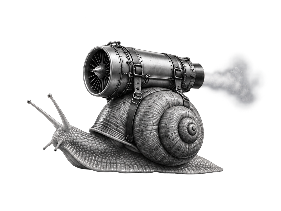 Turbo Snail Graphic T-Shirt — The artwork