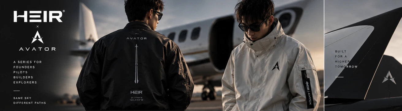 HEIR × AVATOR 航空系列形象图